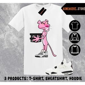 Shirt To Match Aj 4 Flight Club 2026 Matching Tee Panther T-Shirt
